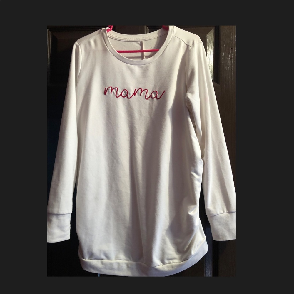 Mama maternity sweatshirt